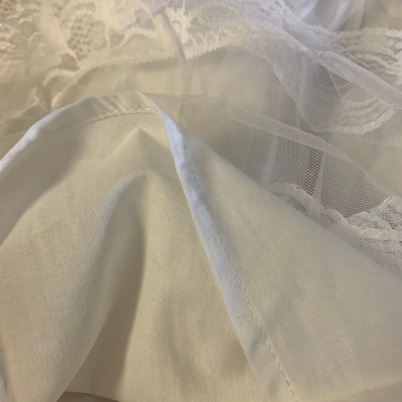 White Sequins Rainbow Ruffle Sparkle A Line Dress New - Picture 10 of 15